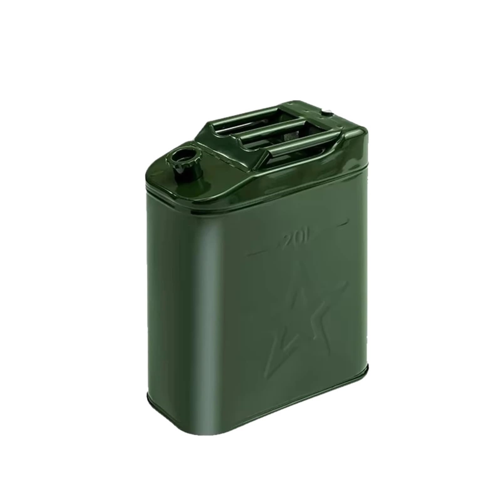 Generisch Dieser tragbare Kraftstofftank aus kaltgewalztem Blecheisen ist EIN rostfreier Öltank mit DREI Griffen aus Eisen und EIN Benzintank aus Metall (20 l).