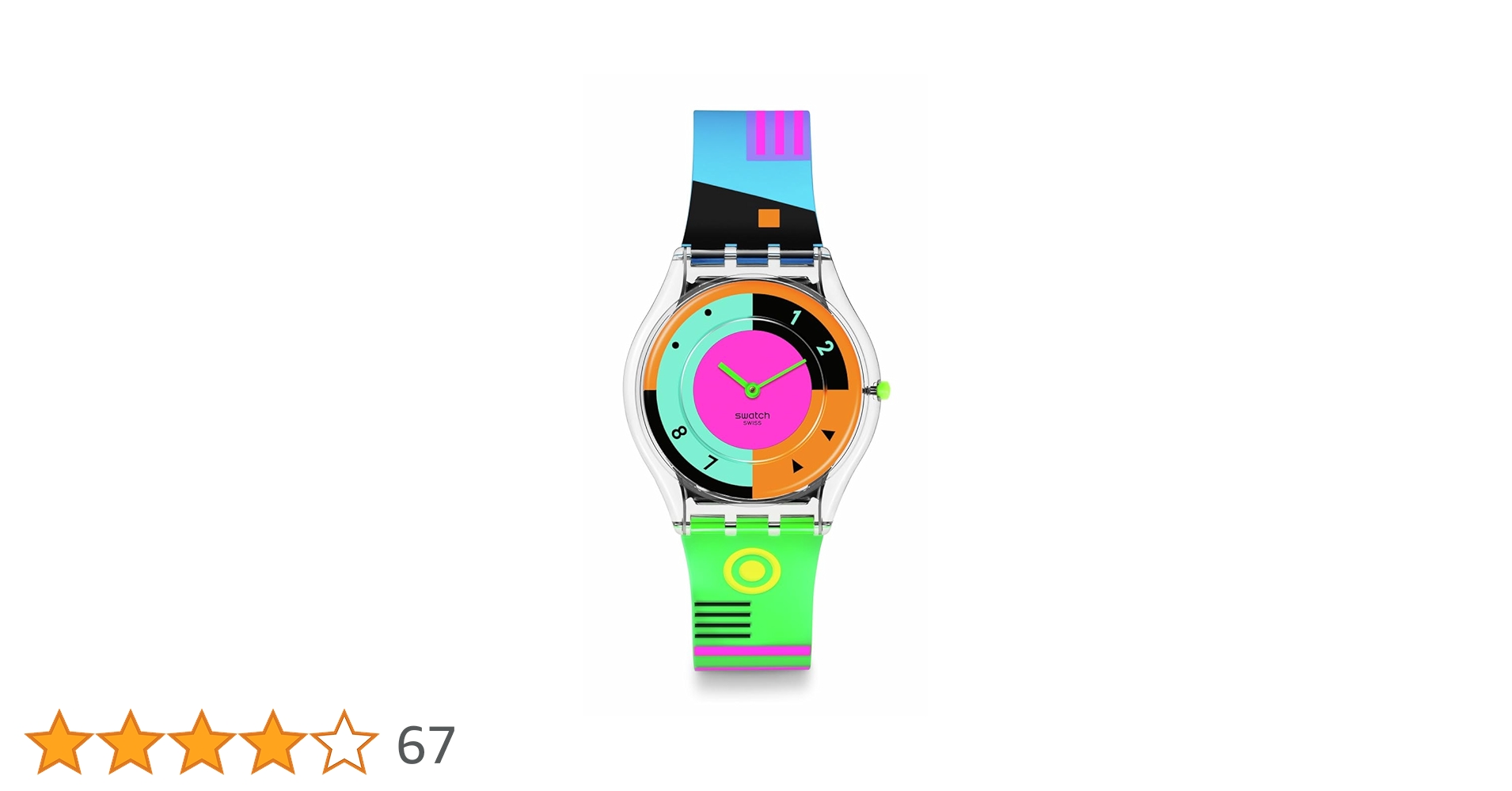 Swatch Club Watch 01/02 カラフルデザイン Swatch Club Watch 01/02 カラフルデザイン スウォッチ」から