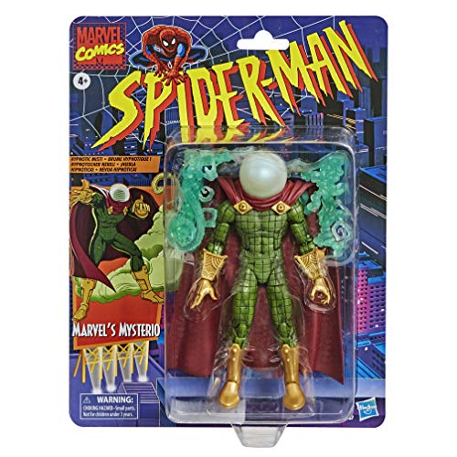 Boneco Homem-Aranha Retrô Marvel Mysterio 15 cm - E9637 - Hasbro
