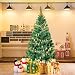 Produktbild Froadp 210cm Künstlicher Grün PVC Weihnachtsbaum Tannenbaum Kiefernadel(Grün PVC, 210cm)