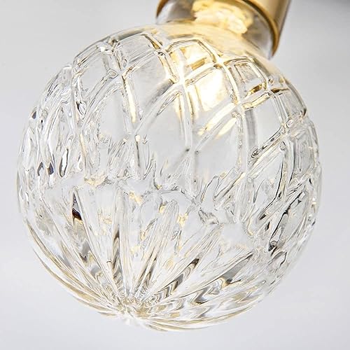 Luces colgantes modernas de cristal para techos de salones y café 6