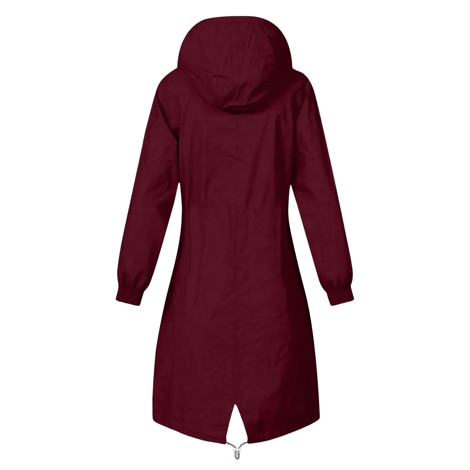 Giacca estiva da donna in softshell, impermeabile, per le mezze stagioni, con cappuccio, casual, leggera, traspirante, con tasche, coulisse, vestibilità regolare, per tutti i giorni