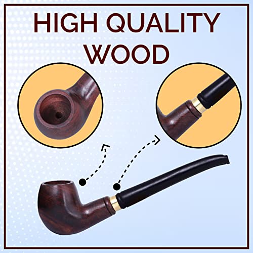Image of Royal Swag Captain Tobacco Pipe Smoking Pipe With Removable Pipe Give It The Unique Touch Of Smoke Durable Handmade Classic Retro Sailor Pipe Made In India
