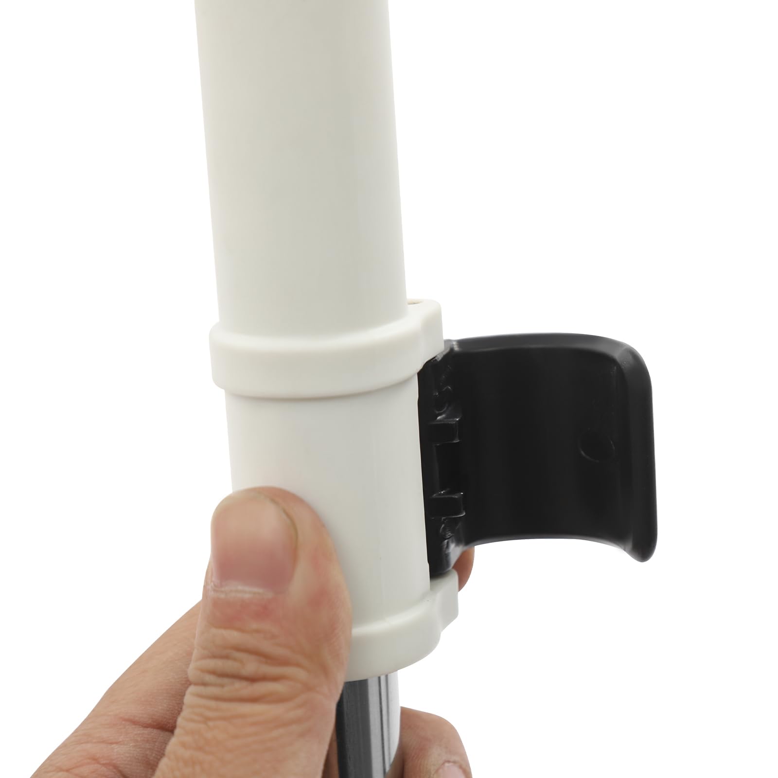 Juego de fregona y cubo giratorio negro, conjunto de limpieza con mango telescópico ajustable y cubo giratorio de 360° con 5 paños de limpieza para fregonas