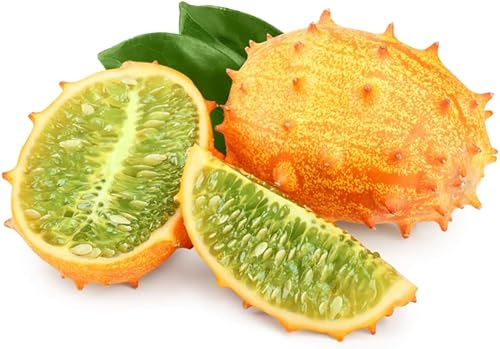 Miniatura 1 de 10 semillas de melón de gelatina para plantar, pepino con cuernos africanos, semillas de melón exóticas para cultivar