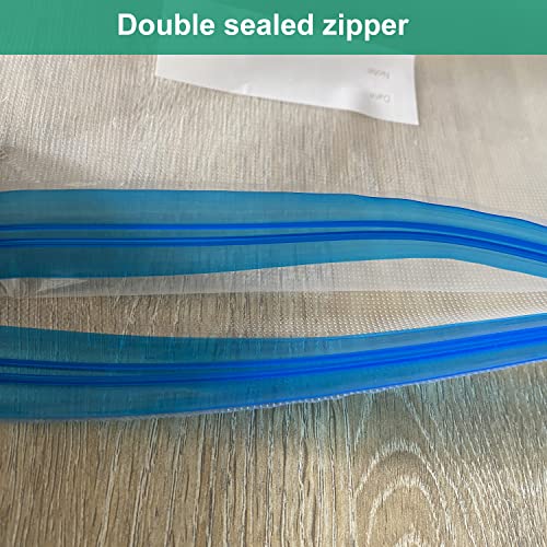 AJOYIB 3D Printer Filament Moisture Proof Storage Bag & Hand Exhaust Pump Reusable Vacuum Sealed Bags 10 x Compression Dryer Bags, 10 x Silica Gel Desiccant - Thumbnail 3