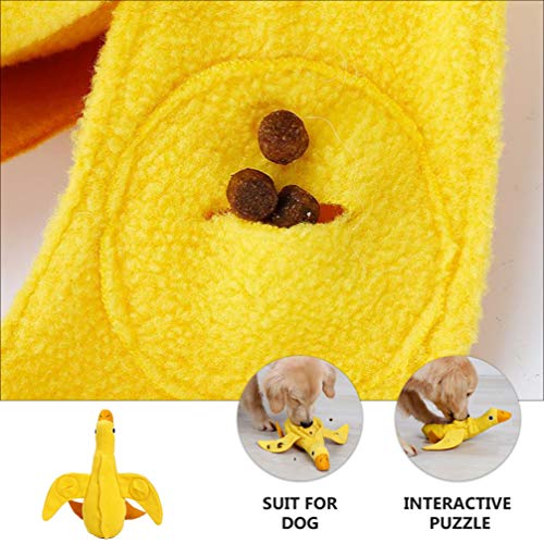 Balacoo Cão Mastigar Brinquedos Interativos Brinquedos Do Cão de Pelúcia Em Forma de Pato Brinquedos