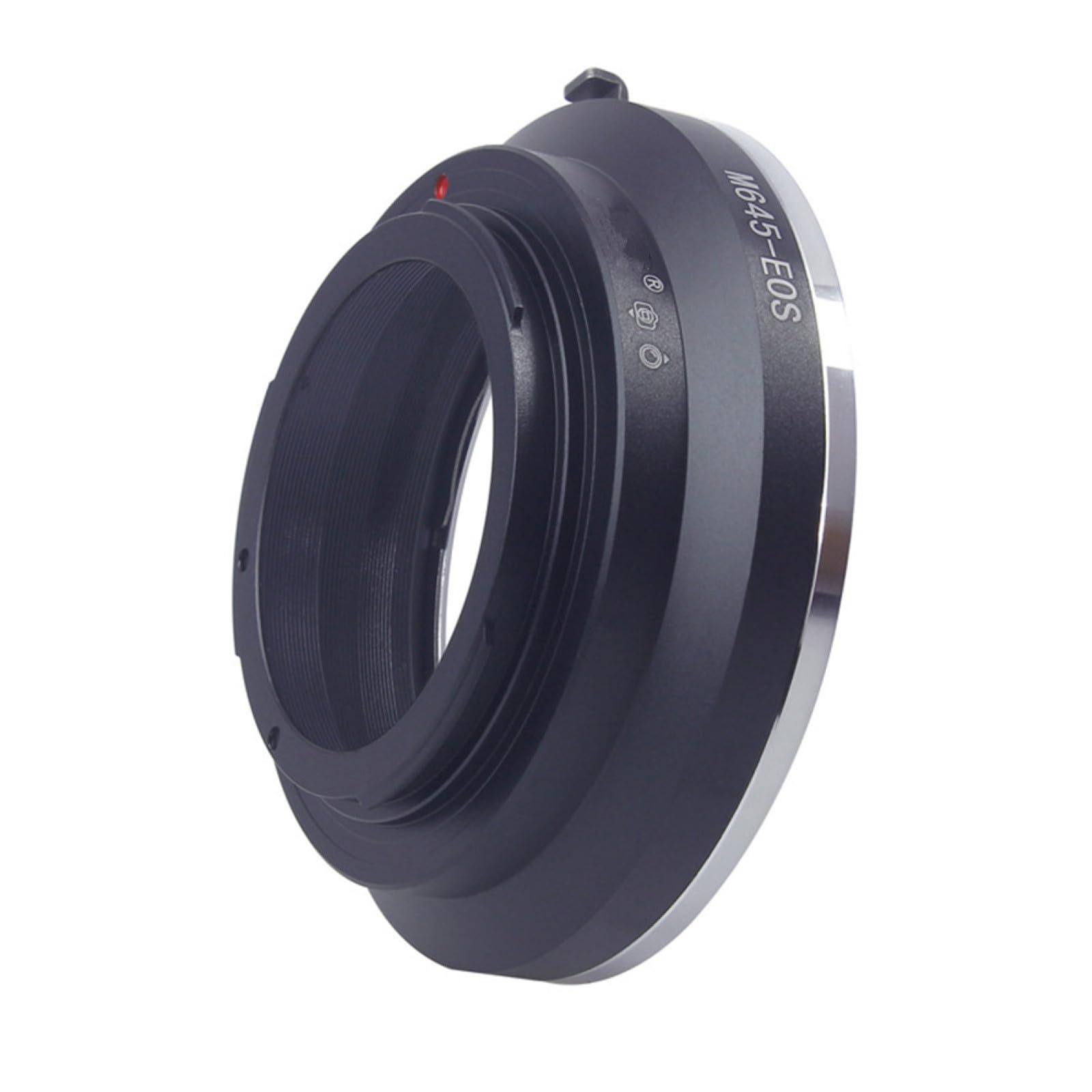 CHICHIYANG Adaptateur d'objectif en aluminium et laiton pour objectif Mamiya 645 M645 à monture EOS EF EF-S pour appareil photo Canon