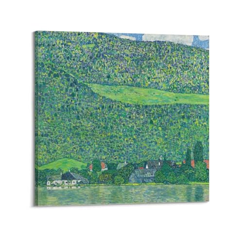 Poster Litzlberg Am Attersee Klimt pour un salon lumineux et apaisant