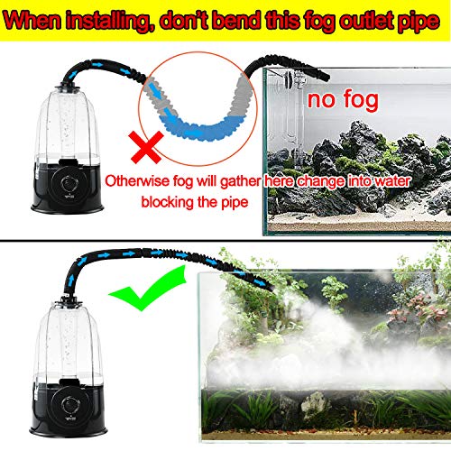 Reptile Fogger Terrariums Humidifier Fog Machine Mister 3L Large Size Ideal for Paludarium/Vivarium/Reptiles/Amphibians… - Image 4