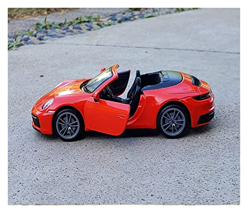 Apliqe Scale Model Vehicles For Porsche 911 Carrera Cabriolet Alloy Car Model Open Door Pull Back Toy Car Sophisticated Gift Choice (Color : 1) #TOP3