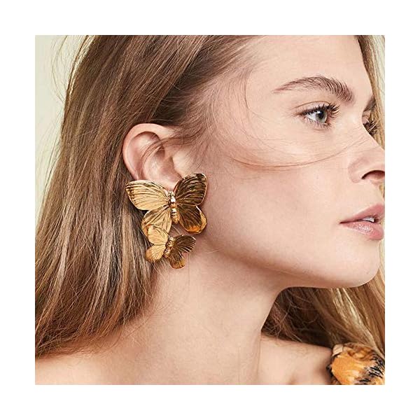 fxmimior-Bohemian-Dainty-Gold-Big-Butterfly-Earrings-Big-Dainty-Gold-Drop-Earrings-Statement-Charm-Earring-Body-Jewelry-for-Women-and-Girls fxmimior Bohemian Dainty Gold Big Butterfly Earrings Big Dainty Gold Drop Earrings Statement Charm Earring Body Jewelry for Women and Girls