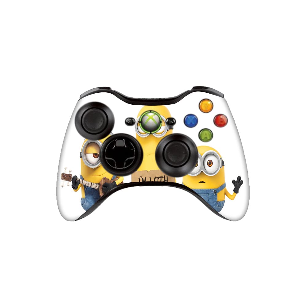 gadgets wrap printed vinyl decal sticker skin for xbox 360 controller only - i am with stupid