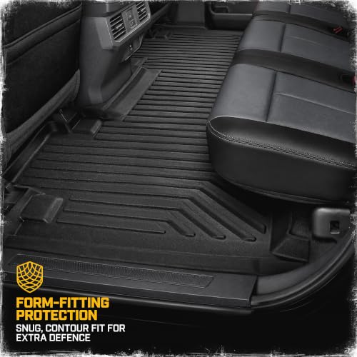 CAT® JustFit™ 3D Custom Fit Rear Floor Mat for Ford F-150 Super Cab 2015-2026, Heavy Duty Rubber Floor Liner Laser Measured, Ford F150 SuperCab Accessories by CAT - Used condition - Image 6