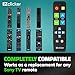 EZclicker Sony TV Remote | Big Button Universal TV Remote Control for All Sony ONLY (Black) Simplified and Easy to Use (2xAAA Batteries not Included)