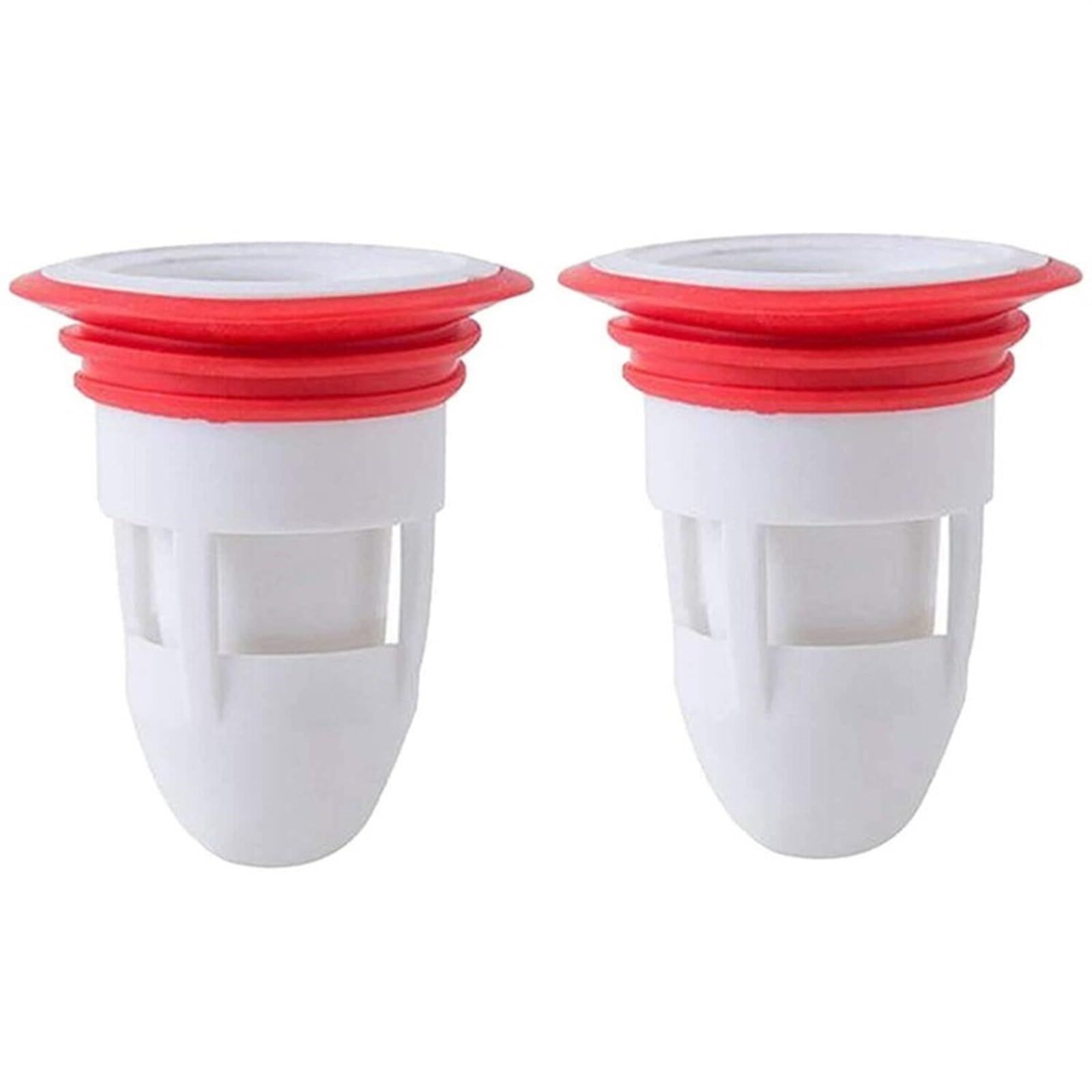 sink plug, 8pcs Sink Drains Pop-Up Bounce Core Basin Drain Filter Hair Catcher Shower Strainer Bathtub Stopper(Ordinary white)