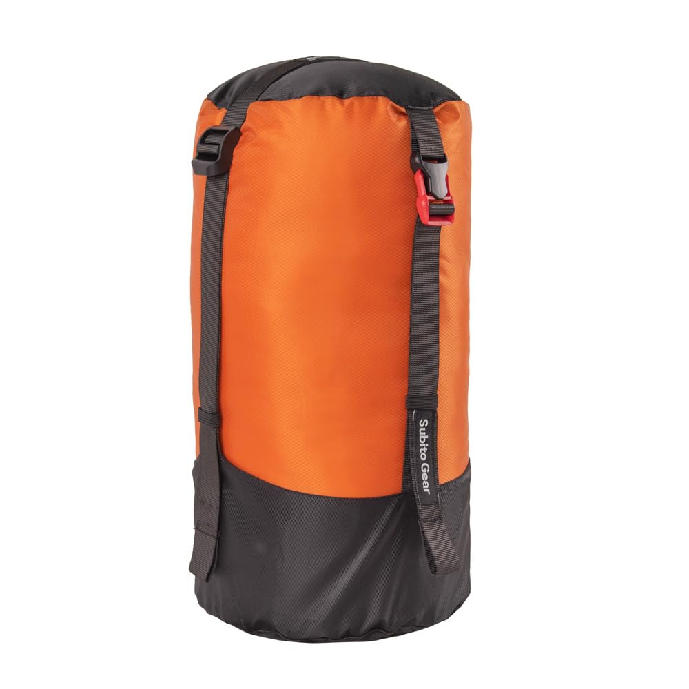 Lightweight Compression Stuff Sack 9-18L Waterproof Polyester Compression Bag for Camping Hiking Backpacking