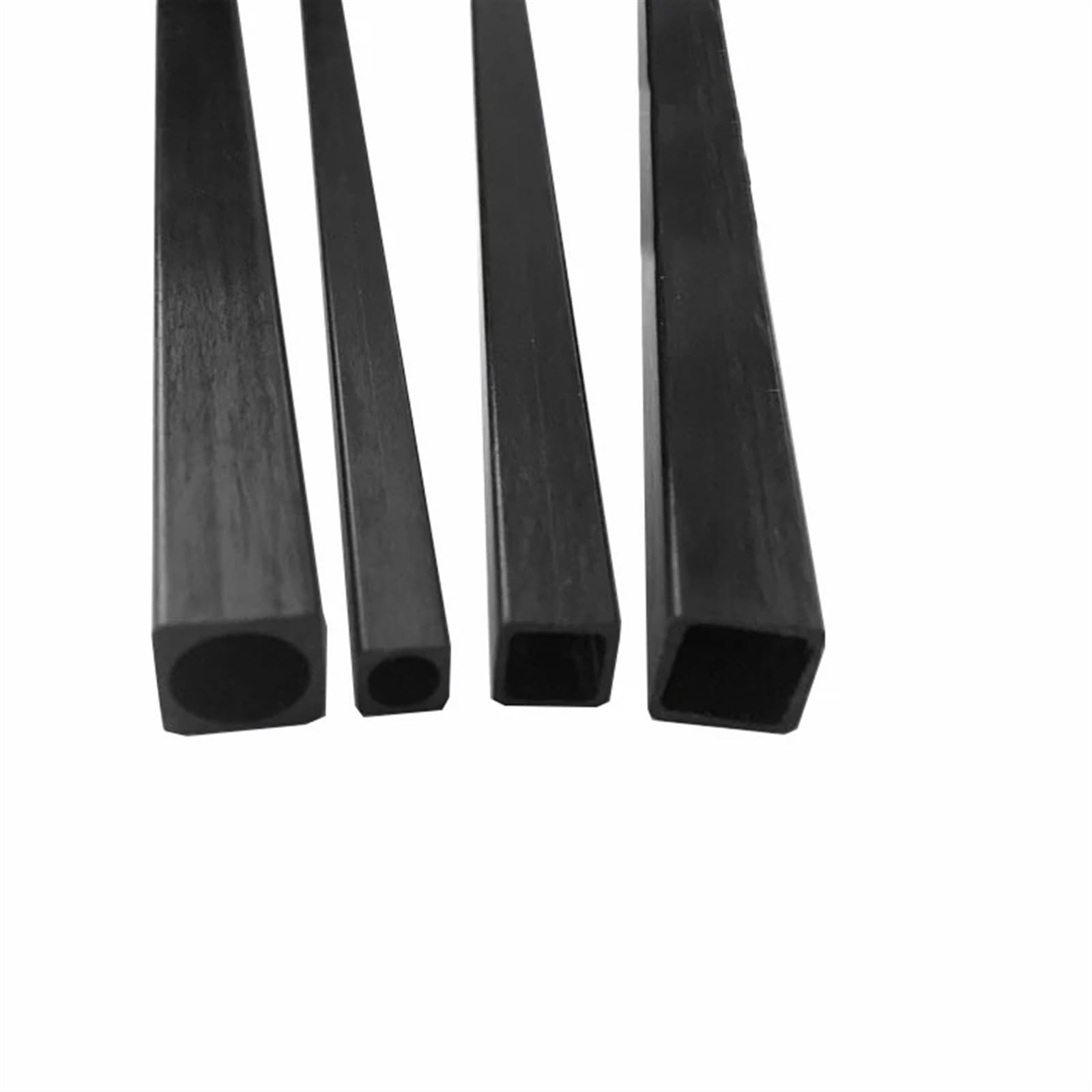 Kwadratowa rura z włókna węglowego | Kwadratowe rurki z włókna węglowego w wielu rozmiarach do dronów RC(6x6x3x500mm-4pcs)