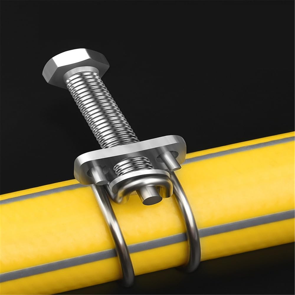 Colliers de Serrage à Double Fil, Colliers de Serrage en Acier Inoxydable 304, Colliers de Serrage à Double Fil(2529mm 5pcs)