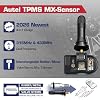 Autel TPMS Sensors 315Mhz/ 433Mhz 2in1, MX Sensor OE Level Press-Release Universal Tire Sensors 100% Cloneable by TPMS Tool TS408 TS501 PRO TS508 TS508WF MS906TS MS906 PRO-TS (4PCS Metal Stem)