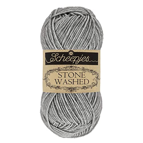 Image of Scheepjes Stone Washed Yarn, 50 g Skein, Color 802 Smokey Quartz