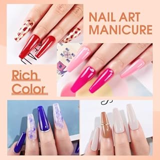 COSCELIA Kit Semipermanente Unghie e Lampada 20 Colori + 5pz Smalti Semipermanenti Colore Rosa Nudo Viola Rosso Blu Verde Unghie Gel Set per Manicure e gli Strumenti di Basi per Manicure