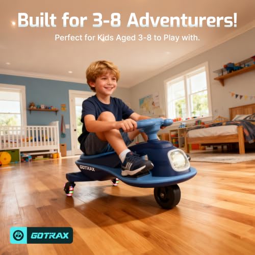 Image of Gotrax Electric Wiggle Car for Kids 3-8, 12V Battery for 120Min w /Bluetooth