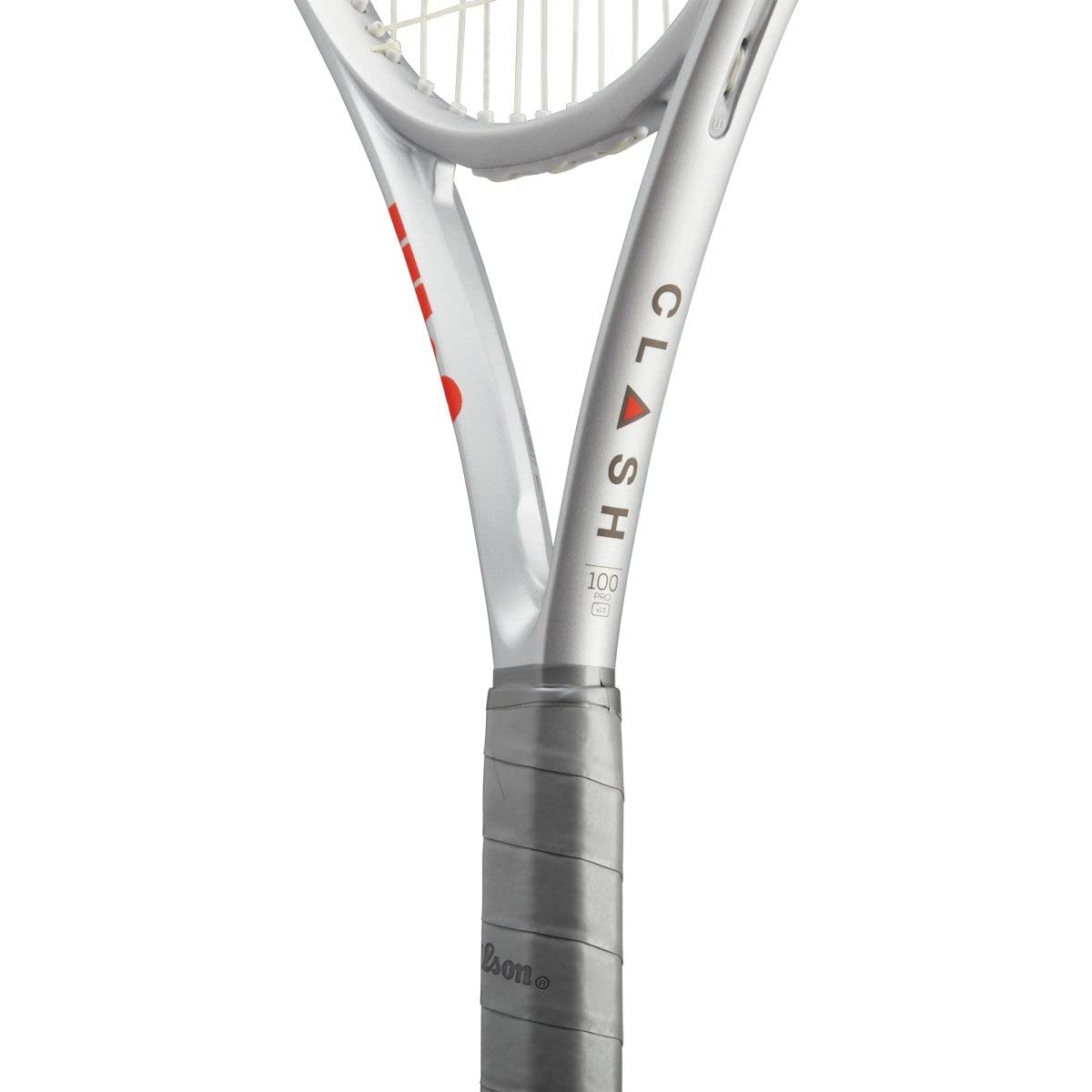 Amazon | Wilson Clash 100 Pro Silver Tennis Racquet (4 3/8