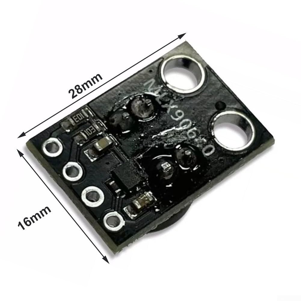 Module de capteur de température infrarouge, MLX90640ESF-BAA/BAB Imagerie thermique pour capteur matriciel, 32 x 24 pixels Far IR Array pour Arduino pour Raspberry Pi (MLX90640ESF-BAA)