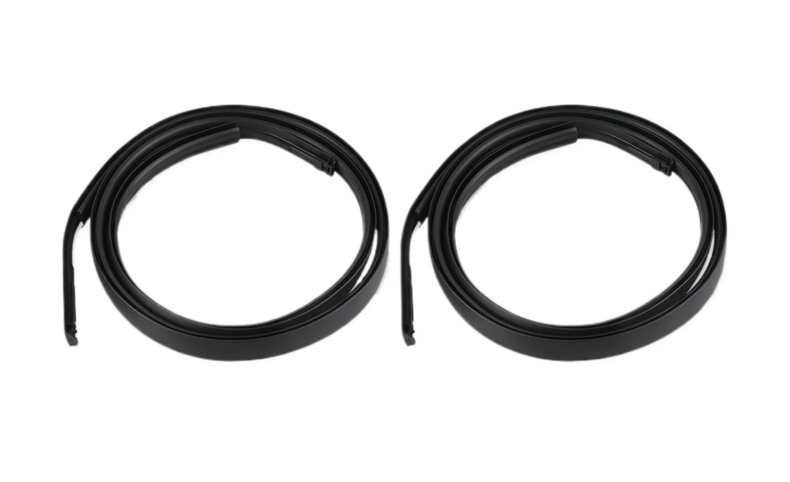 Rubber Seal 2PCS for Toyota for Yaris for Hatchback 2007 2008 2009 2010 2011 Waterproof Weather Strip Dustproof Seal Car Windshield Strip