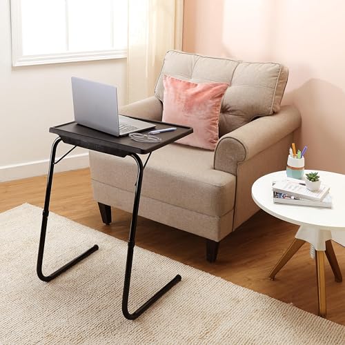 Amazon Basics Height Adjustable Laptop Table | Adjustable Table A...