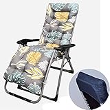 67 Inch Patio Lounge Chair Cushion,Rocking Chair Sofa Cushion,Indoor/Outdoor Floral Printed Lounger