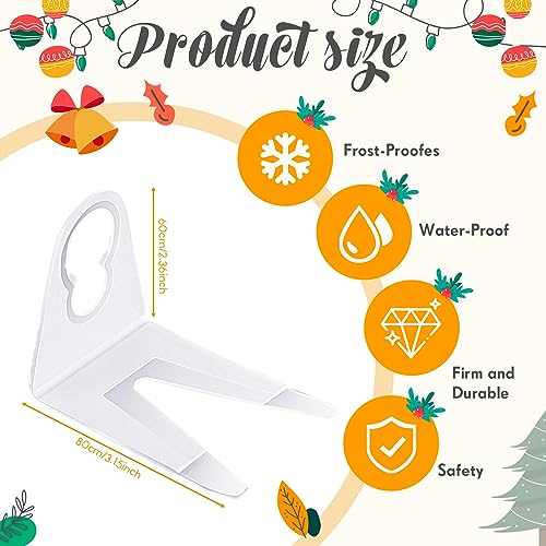 Soaoo XLA-SOAOO-392 300 Pack Original Shingle Tab Clips For C7 C9 Lights, Christmas Light Plastic Light Clips thumb #1