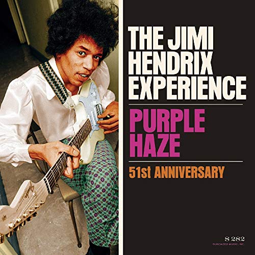 Album Art for Purple Haze b/w 51st Anniversary (PURPLE VINYL) by Jimi Hendrix