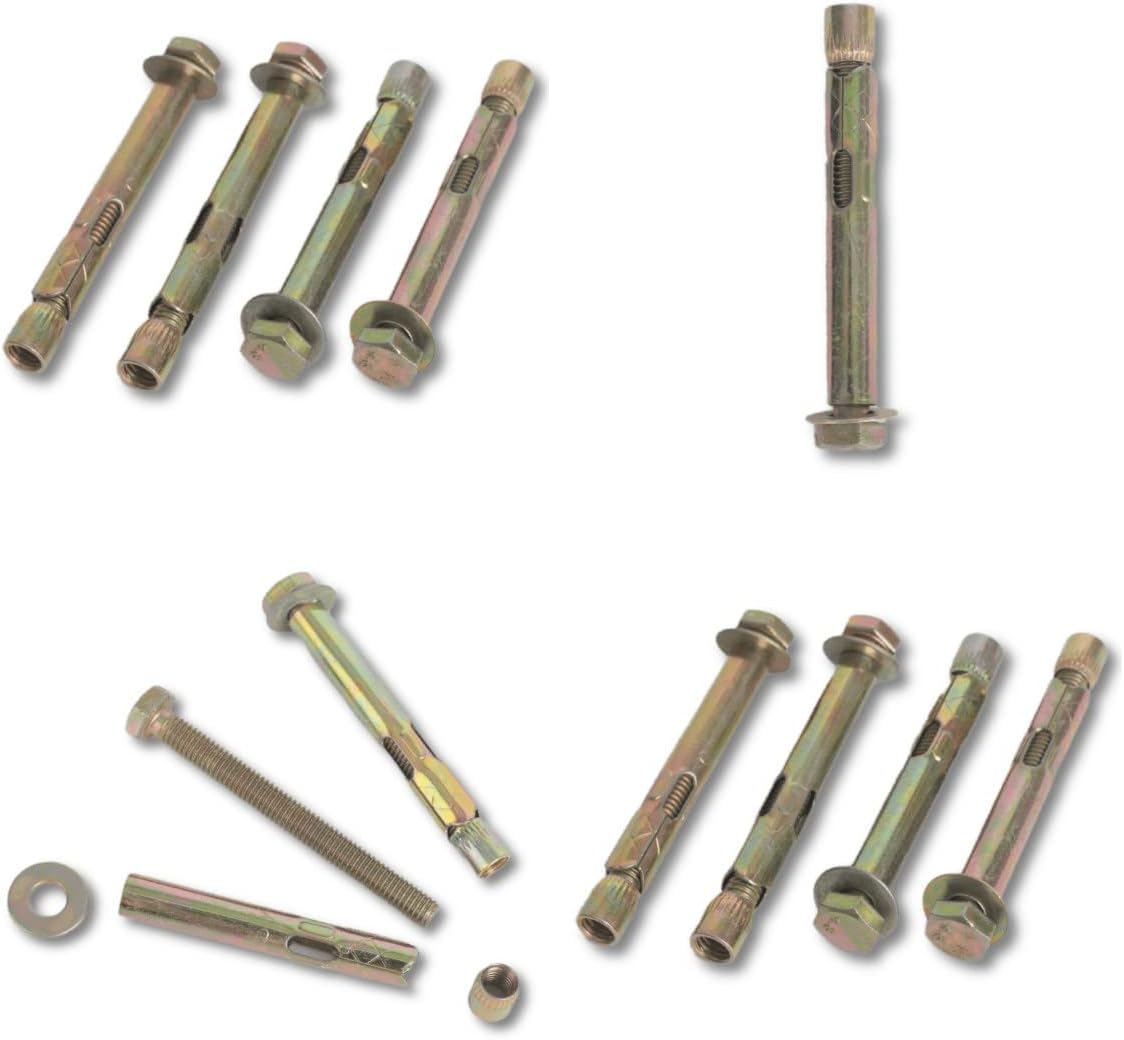 8 Pzas Pernos de Expansión M6 x 60mm Acero Inox