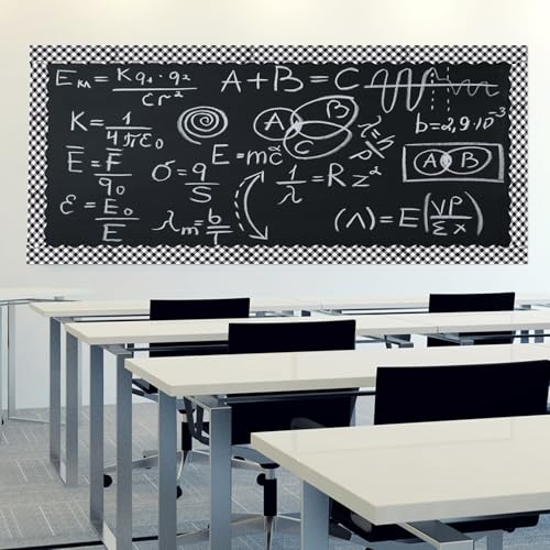 Tenceur 98.5 ft Polka Dots Bulletin Board Borders Classroom Decoration 6 Rolls Classroom Borders Set Scalloped Bulletin Board Trim for Back to School Office Home Chalkboard Wall - Image 4
