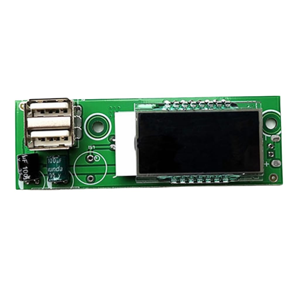 Vjsujehgy Acid Lithium Battery Voltmeter Battery Capacity Tester Lcd Digital Voltage Tester Module Usb Battery Level Indicator