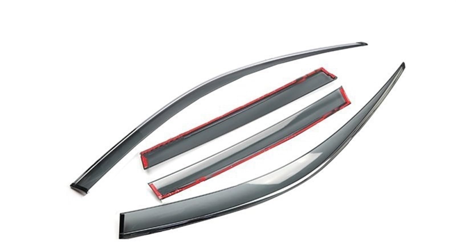 car window rain guards For Subaru for Forester Car Accessories Window Visor for Vent Shade Rain Sun Wind Guard Deflectors With Chrome Trims 2019-2022