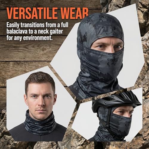 1 Unidad Balaclava de Protección Solar Verano Transpirable Elástico para Ropa Completa para Ciclismo, Correr, Senderismo y Pesca miniatura 3