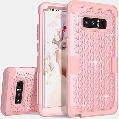 BubbleGum® for iPhone Models PINK ARMOUR Case Collection - Tpu Protective Soft Gel Artistic Case Cover(Samsung Galaxy Note 8, Soft Armour)