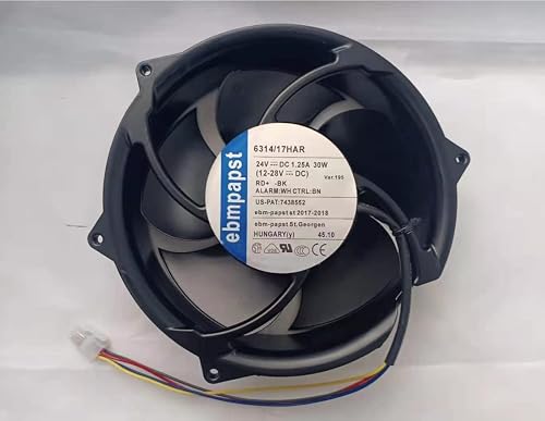 6314/17HAR 172x172x51mm 24V 1.25A 30W Cooling Fan