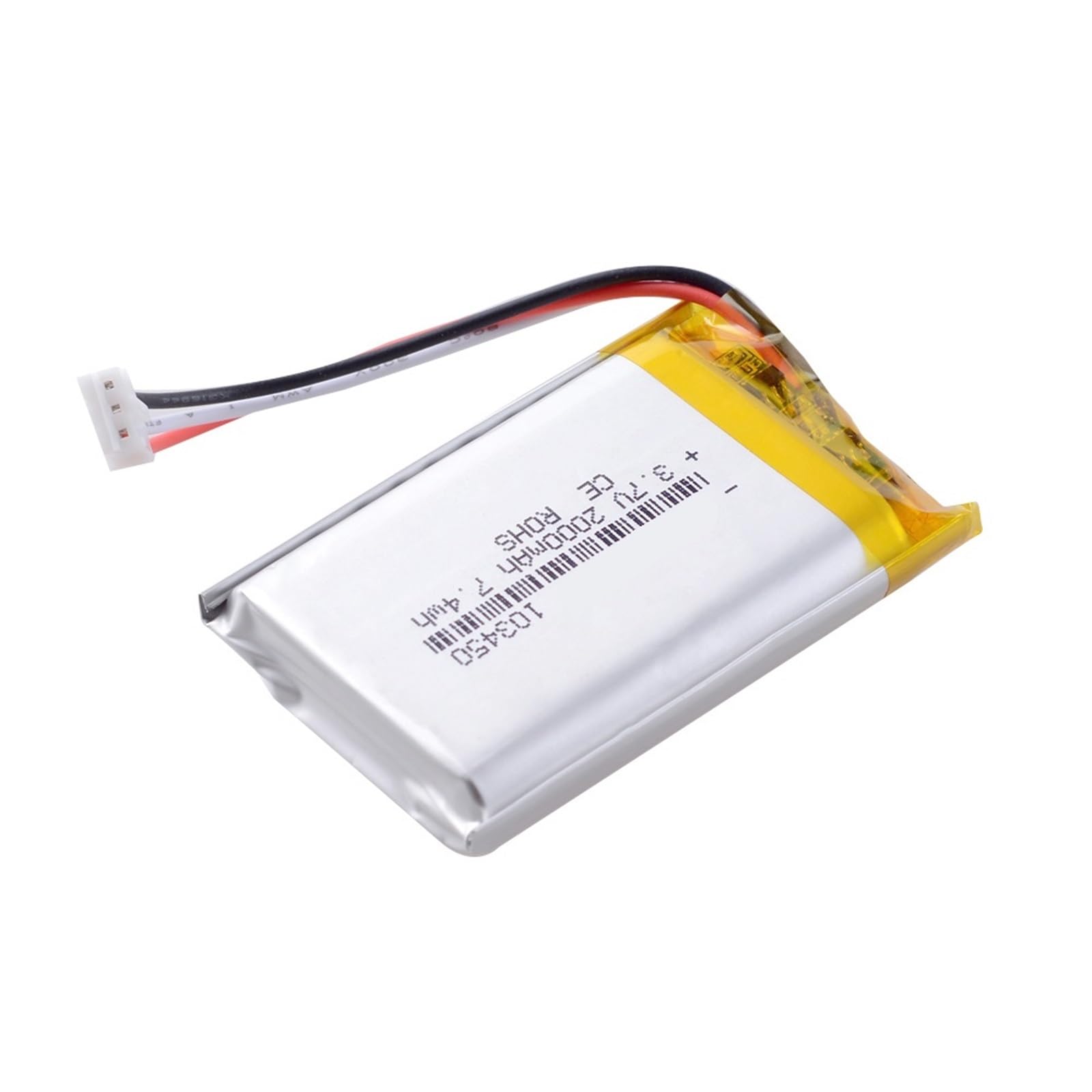 103450 3,7 V 2000 mAh ﻿1/4 pièces(4pcs)