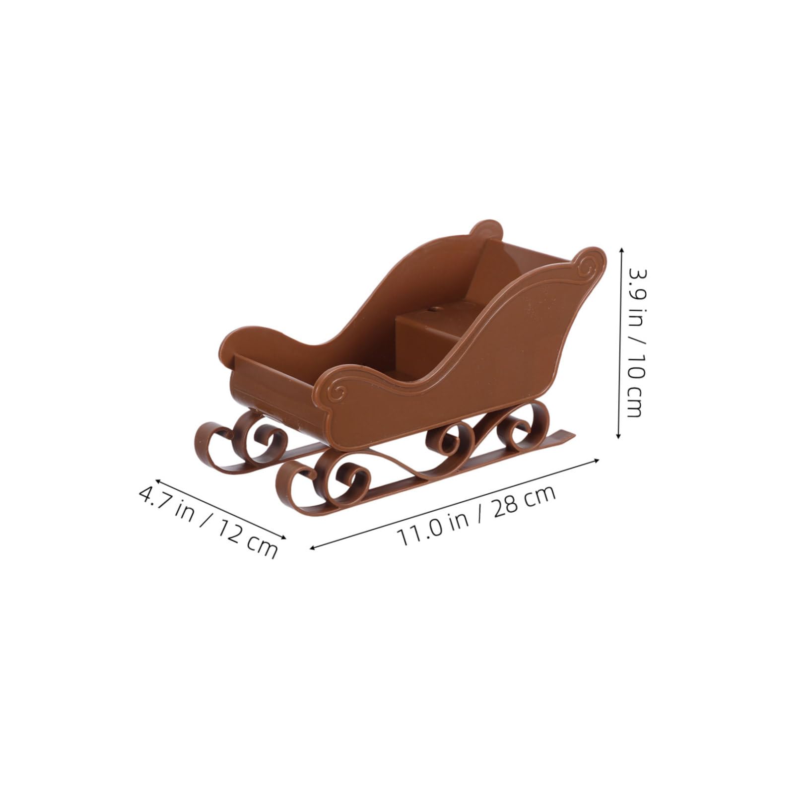 Cabilock 3piezas Decoración de Trineo Navideño para Mesa Mini Trineos de Adornos de Escritorio para Navidad para Decoración de Ventana y Mesa