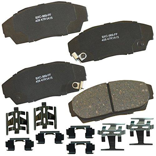 Image of Bendix Premium SBC409 Ceramic Front Brake Pads for Acura Integra 1993-1990, Legend 1990-1986, Honda Accord 1989-1988, Civic 1993-1990, Prelude 1991-1988