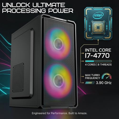 Image of Onyx ITX Compact PC | Core i7-4770 3.90GHz | 8GB RAM | 256GB NVMe SSD | 5G WiFi + BT Dongle | HD Graphics | Windows 11 Pro+Office 21 | USB 3.0 /HDMI /VGA Port | 2 Year On Site Warranty