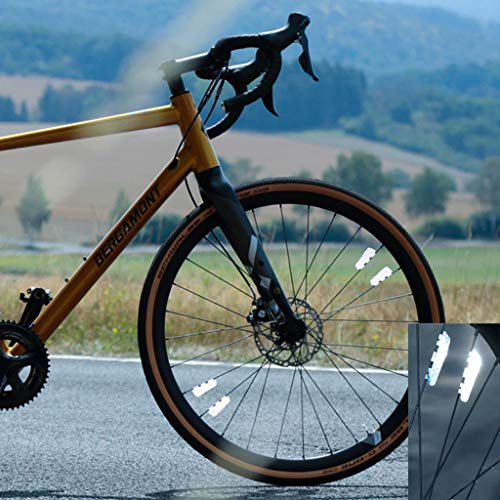 image for Homthia Bike Spoke Reflector Butterfly Shape Bladed Pack of 8 - Reflec