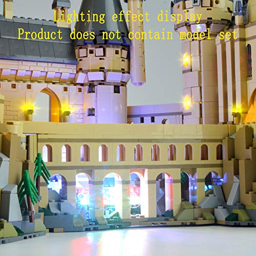 Image of GEAMENT LED Light Kit Compatible with Lego Hogwarts Castle - Lighting Set for 71043 Building Model (Model Set Not Included)