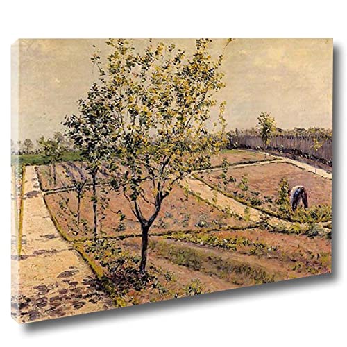 Toile Gustave Caillebotte pour salon élégant - Cadre déco murale chambre à coucher 45x53 cm