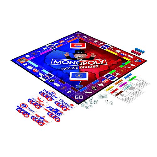 Monopoly House Divided Board Game: Elections And White House Themed Game; Board Game For Families And Kids Ages 8 And Up #TOP2