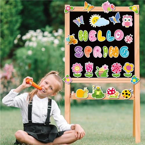 Tableau d'affichage printanier et 70 découpes Hello Spring - 5